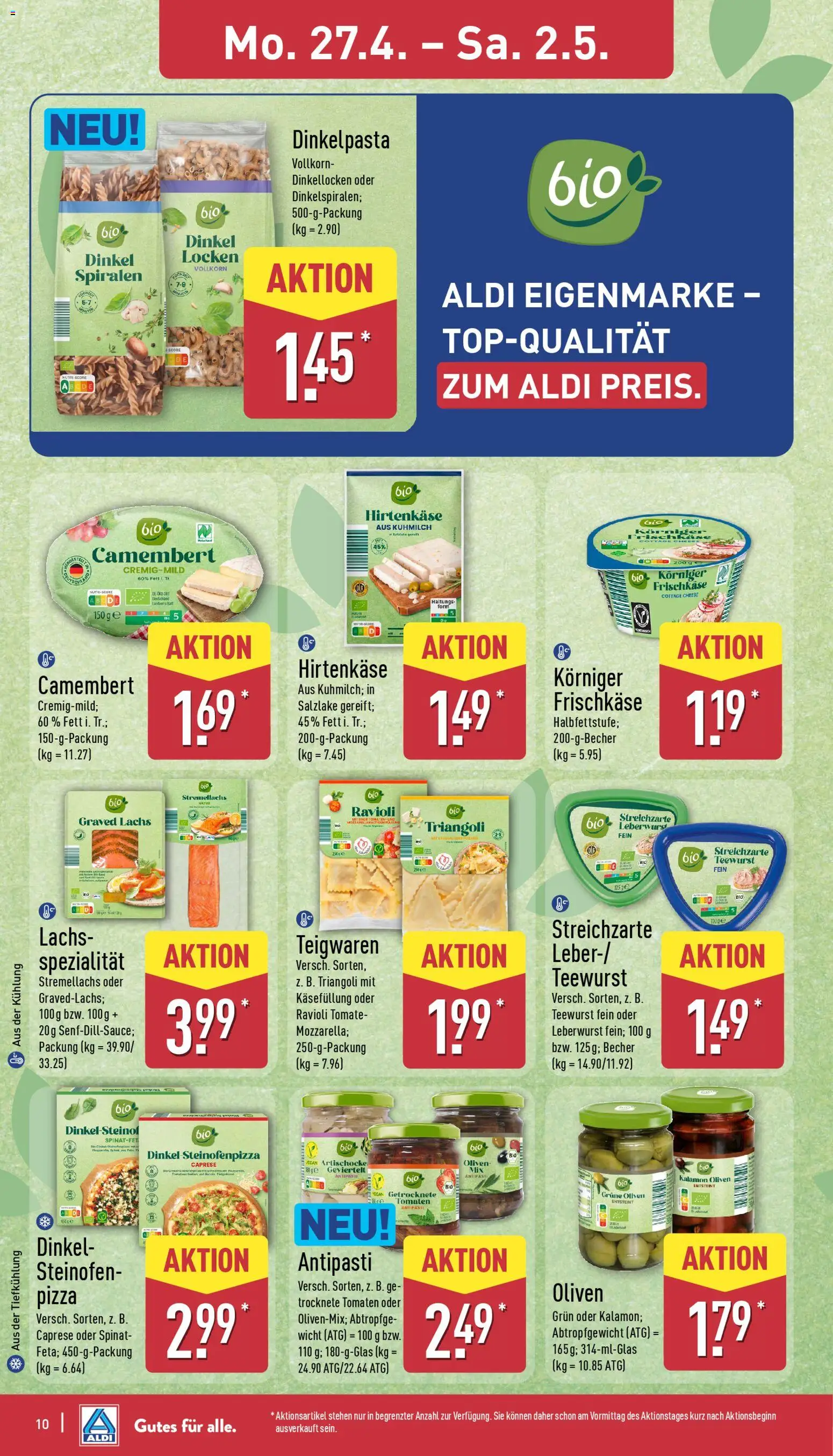 Aldi Prospekt 	 - Seite 10 - gültig ab 27.04.2026
