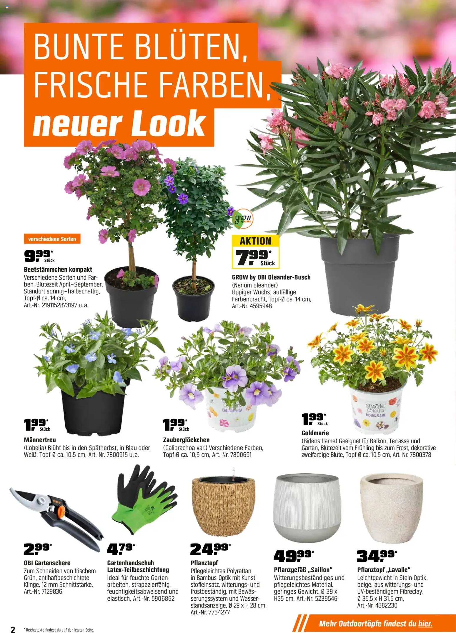 Obi Prospekt 	 - Seite 2 - gültig ab 01.04.2026