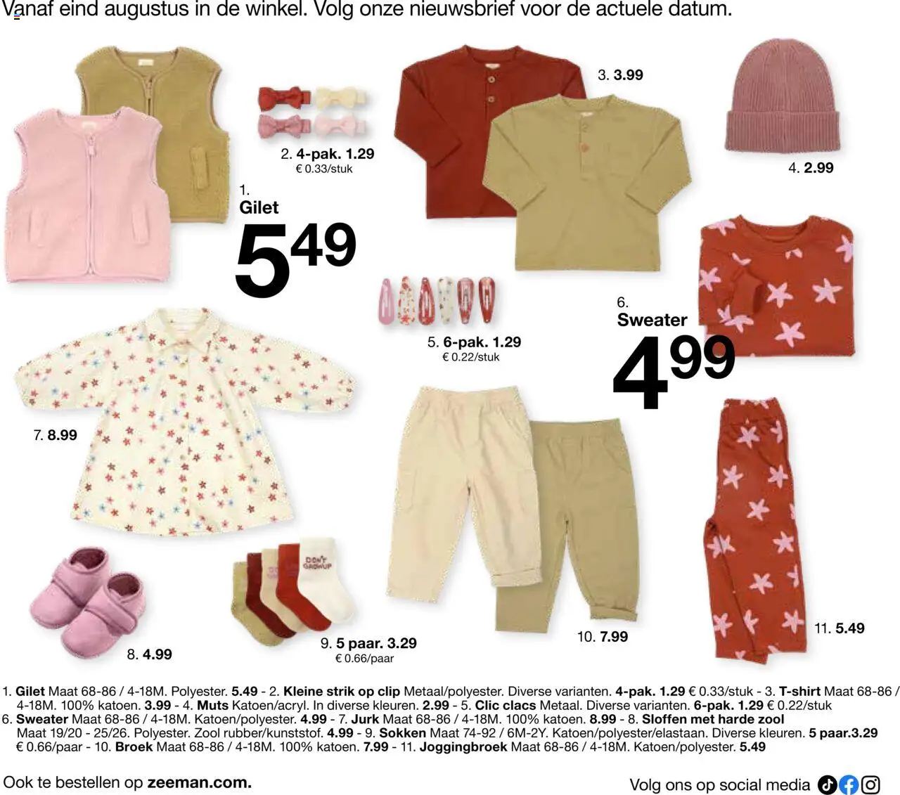Zeeman - Baby folder - pagina 22- geldig vanaf 01-08-2025