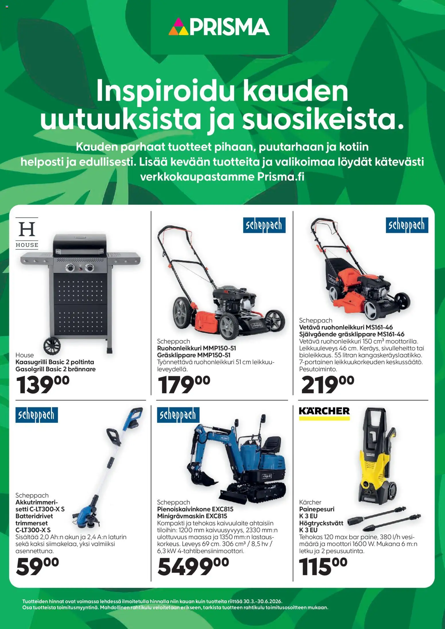 Prisma Kaikkea kotiin ja puutarhaan - sivu 1- voimassa alkaen 30/03/2026