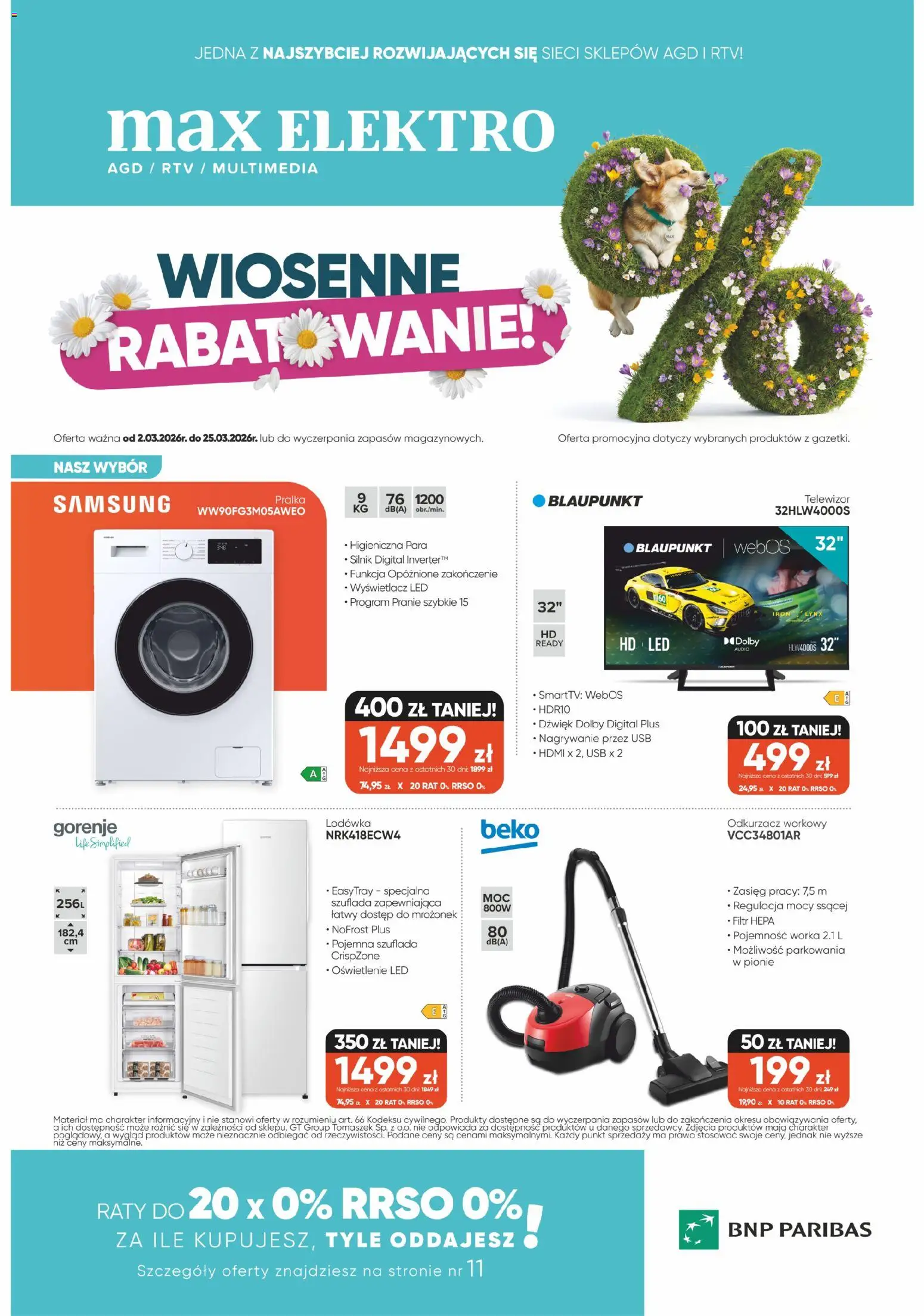 Max elektro gazetka - strona 1- ważny od 02.03.2026