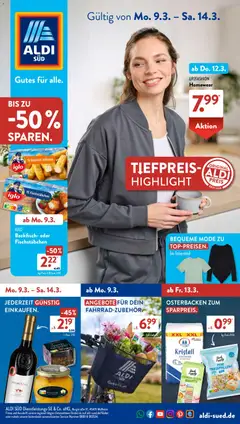 Vorschau Aldi Süd Prospekt 	 gültig ab 09.03.2026