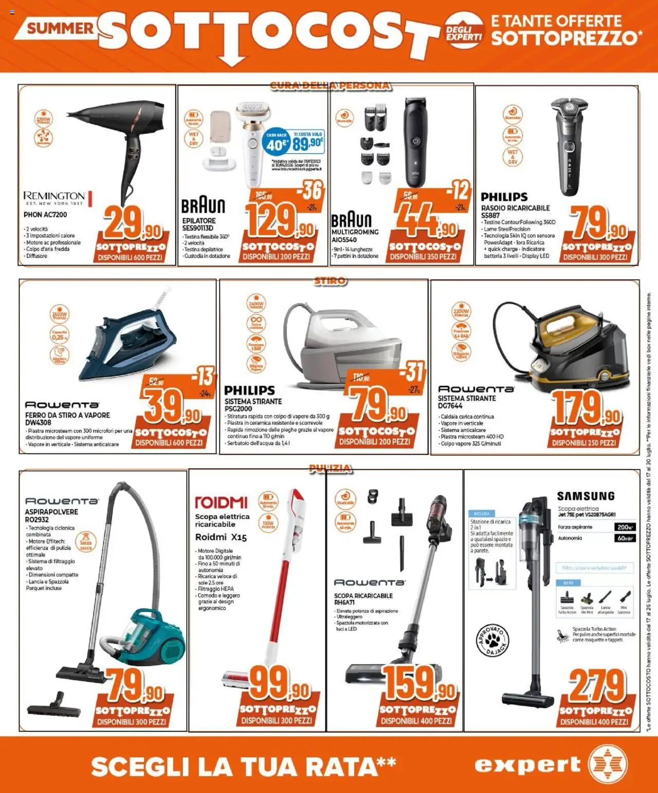 Volantino Expert	 - pagina 18 - valido dal 17/07/2025