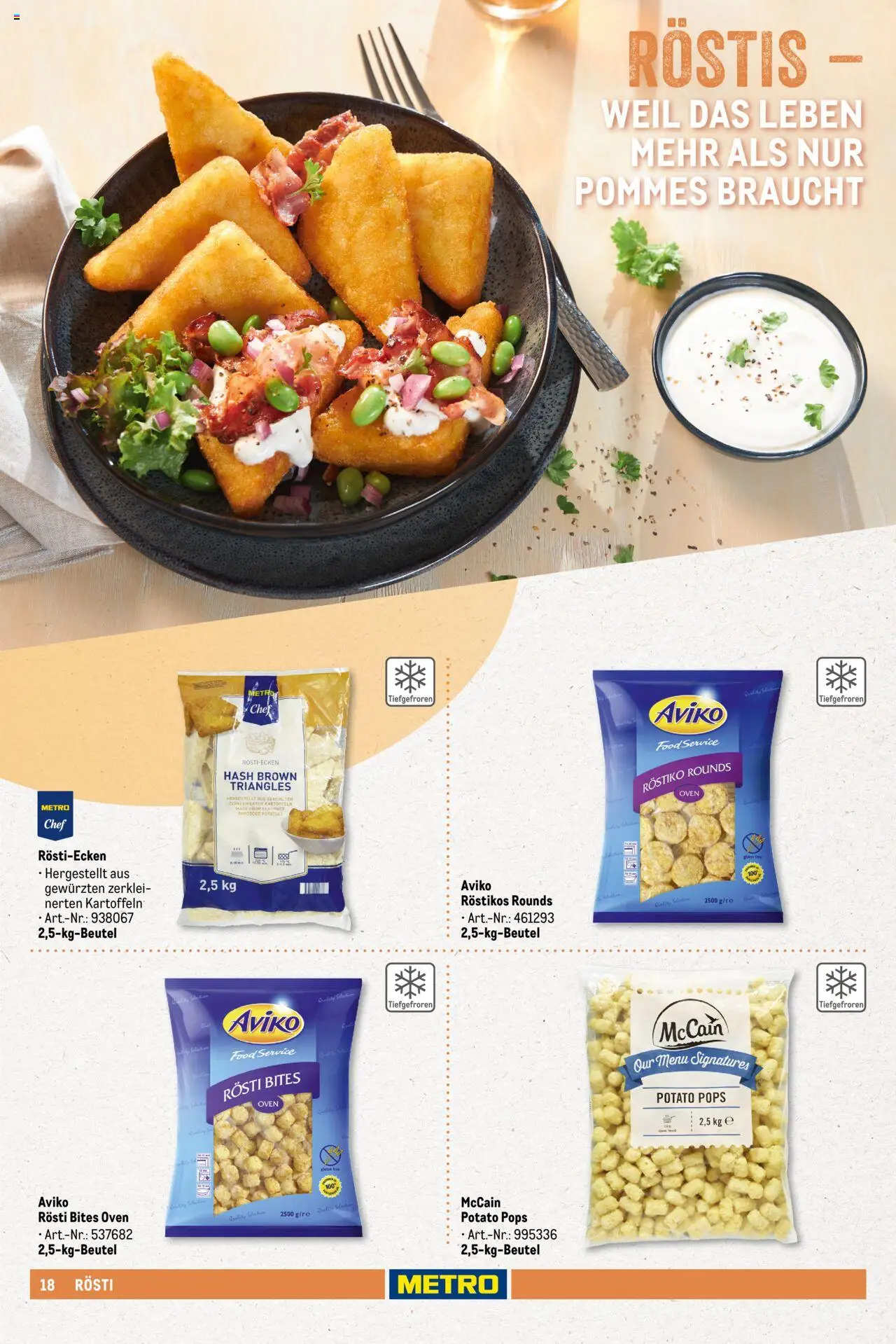 Metro - Pommessortiment - Seite 18 - gültig ab 01.03.2025