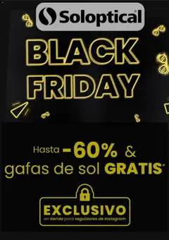 Vista previa del folleto Soloptical Black Friday válido desde 14/11/2025
