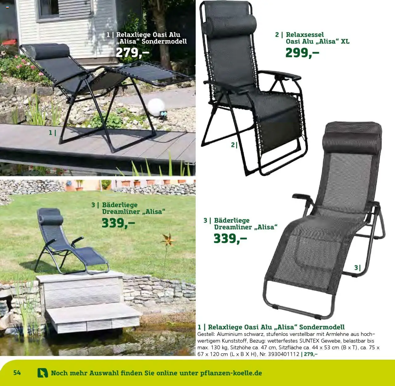 Pflanzen-Kölle Gartenmöbel Katalog 2025 - Seite 54 - gültig ab 22.01.2025
