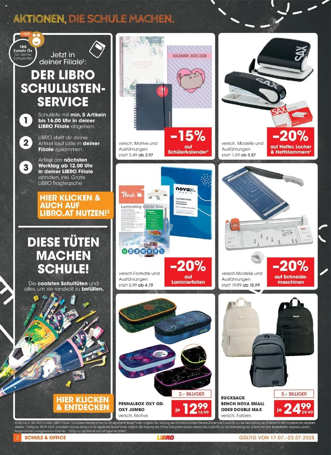 Libro Flugblatt - Seite 2- gültig ab 17.07.2025