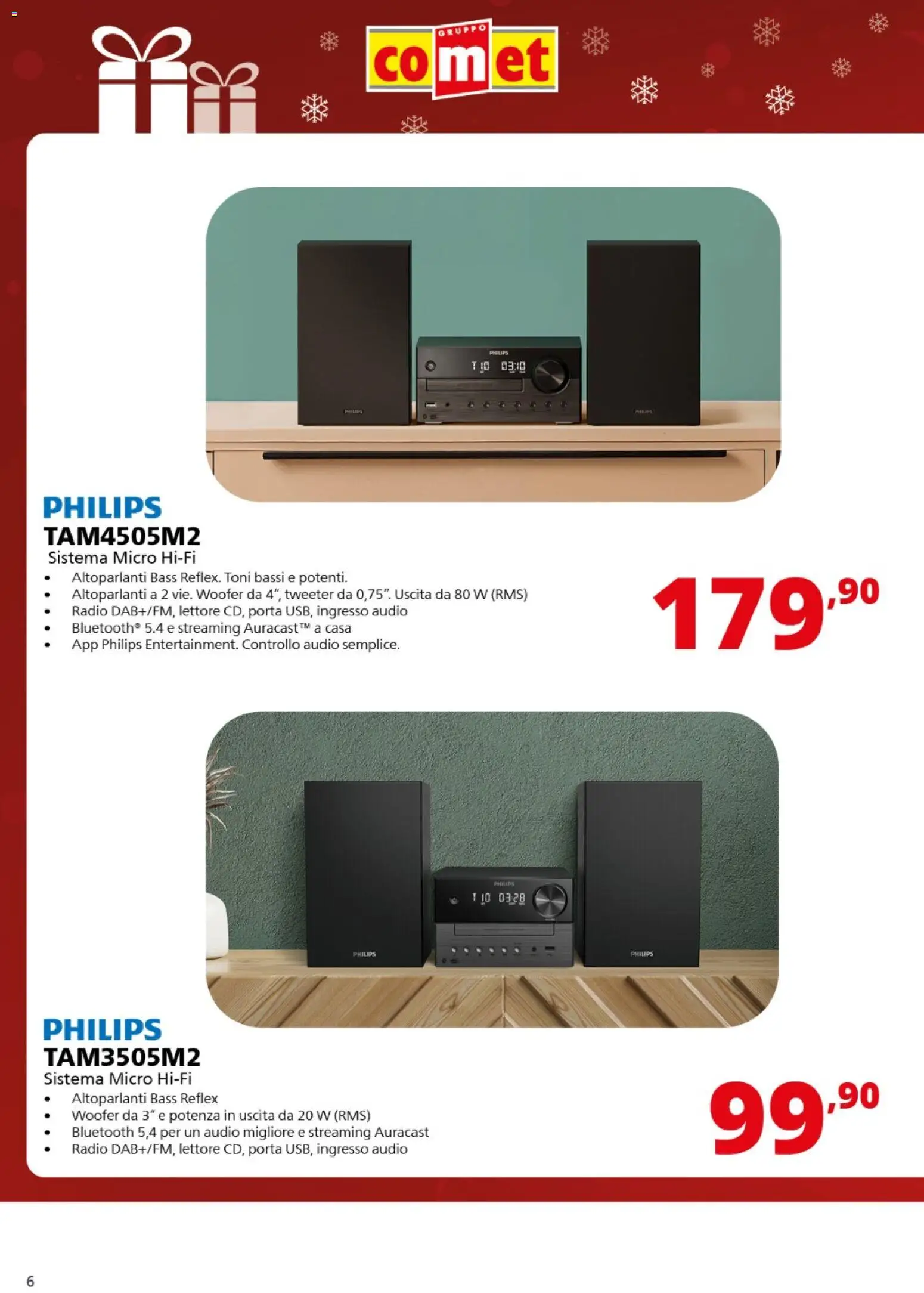 Comet Philips Audio catalogo - pagina 6 - valido dal 05/12/2025