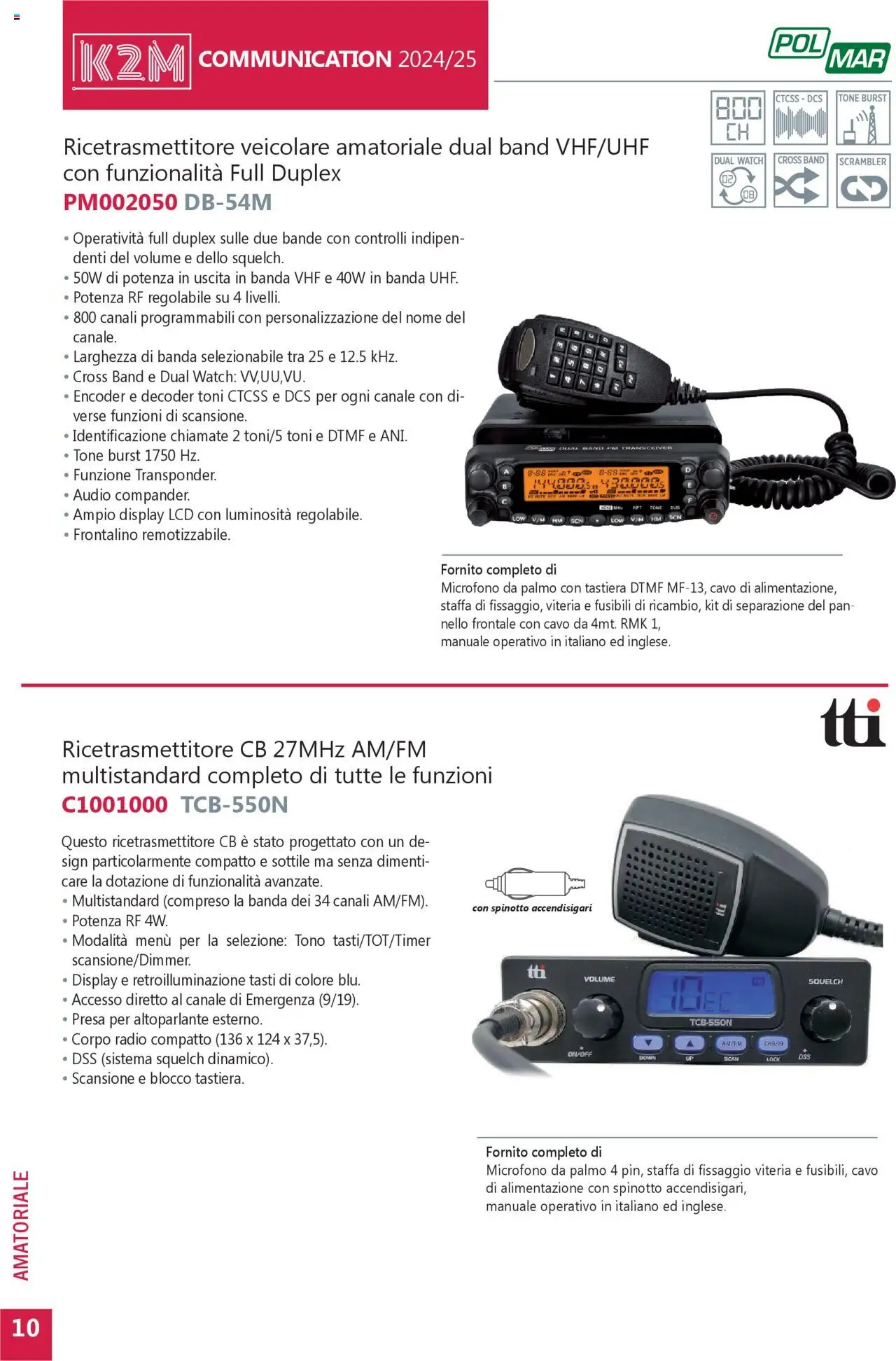 GBC Comunicazione K2M catalogo - pagina 10 - valido dal 31/05/2025