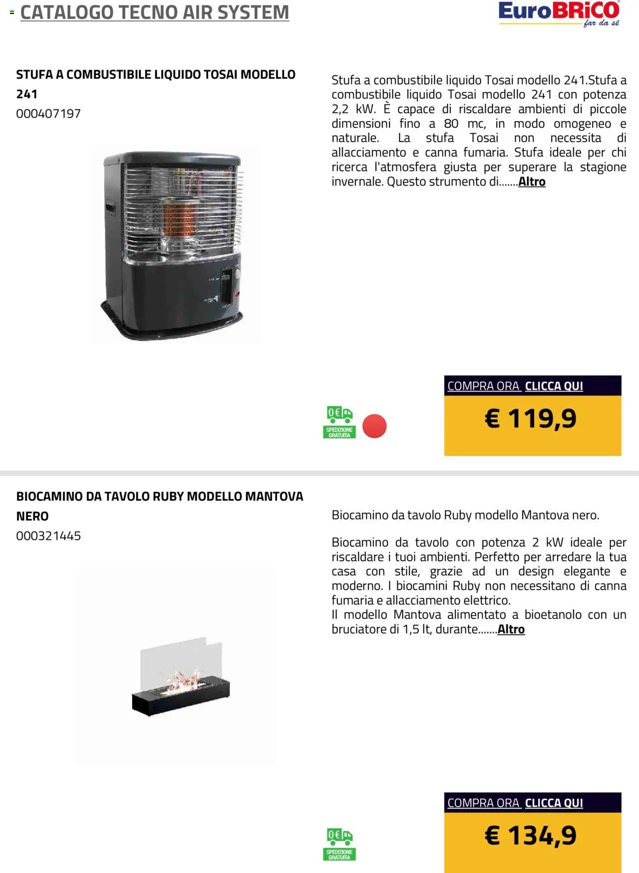 Eurobrico Tecno Air System catalogo - pagina 8 - valido dal 23/07/2025