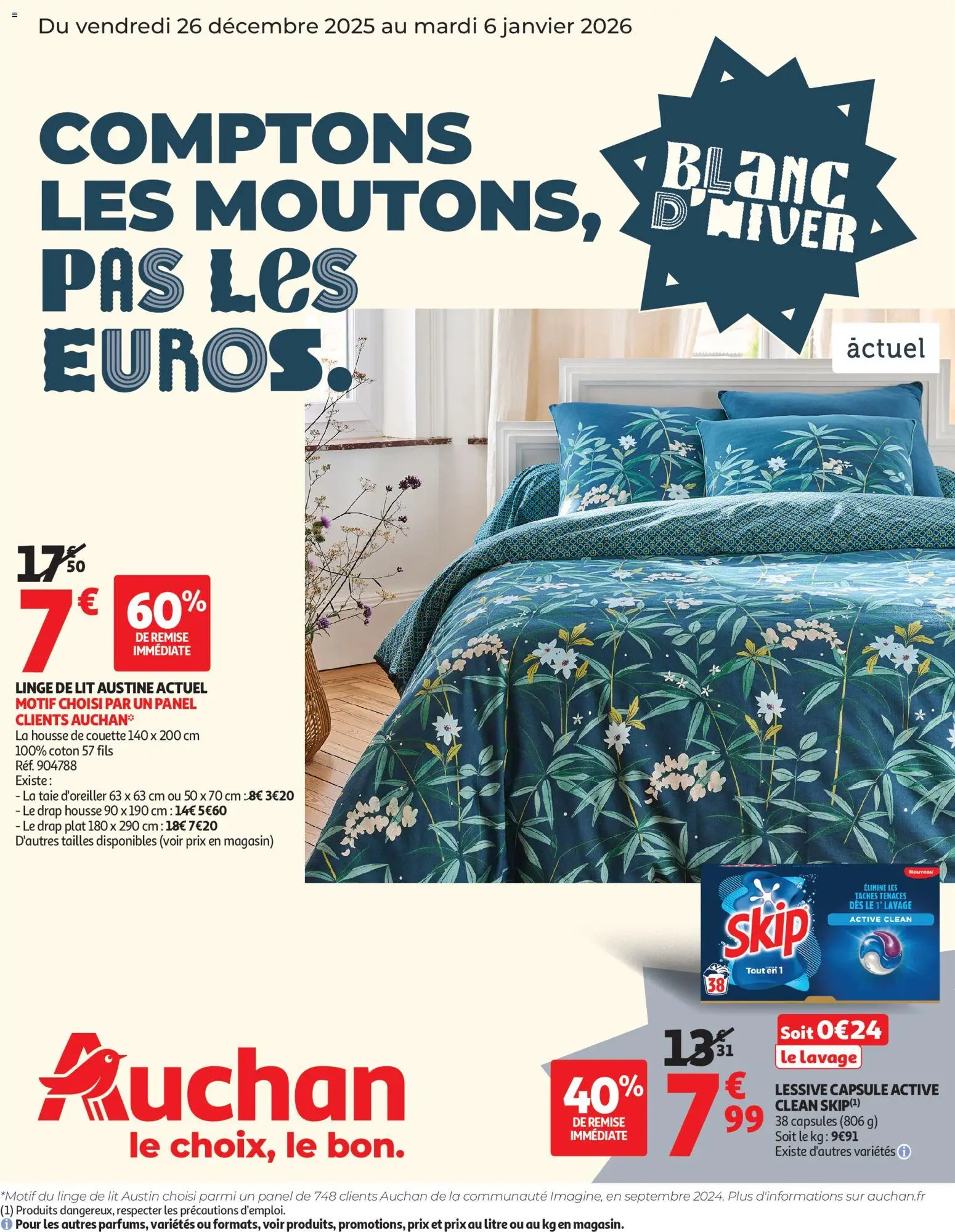 Auchan - Blanc d'hiver - pagina 1- geldig vanaf 26/12/2025