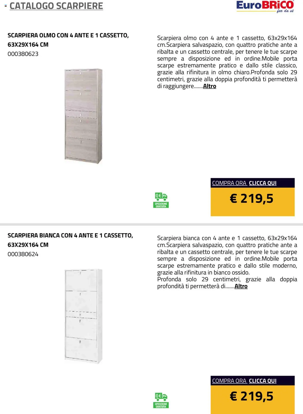 Eurobrico Scarpiere catalogo - pagina 31 - valido dal 23/07/2025