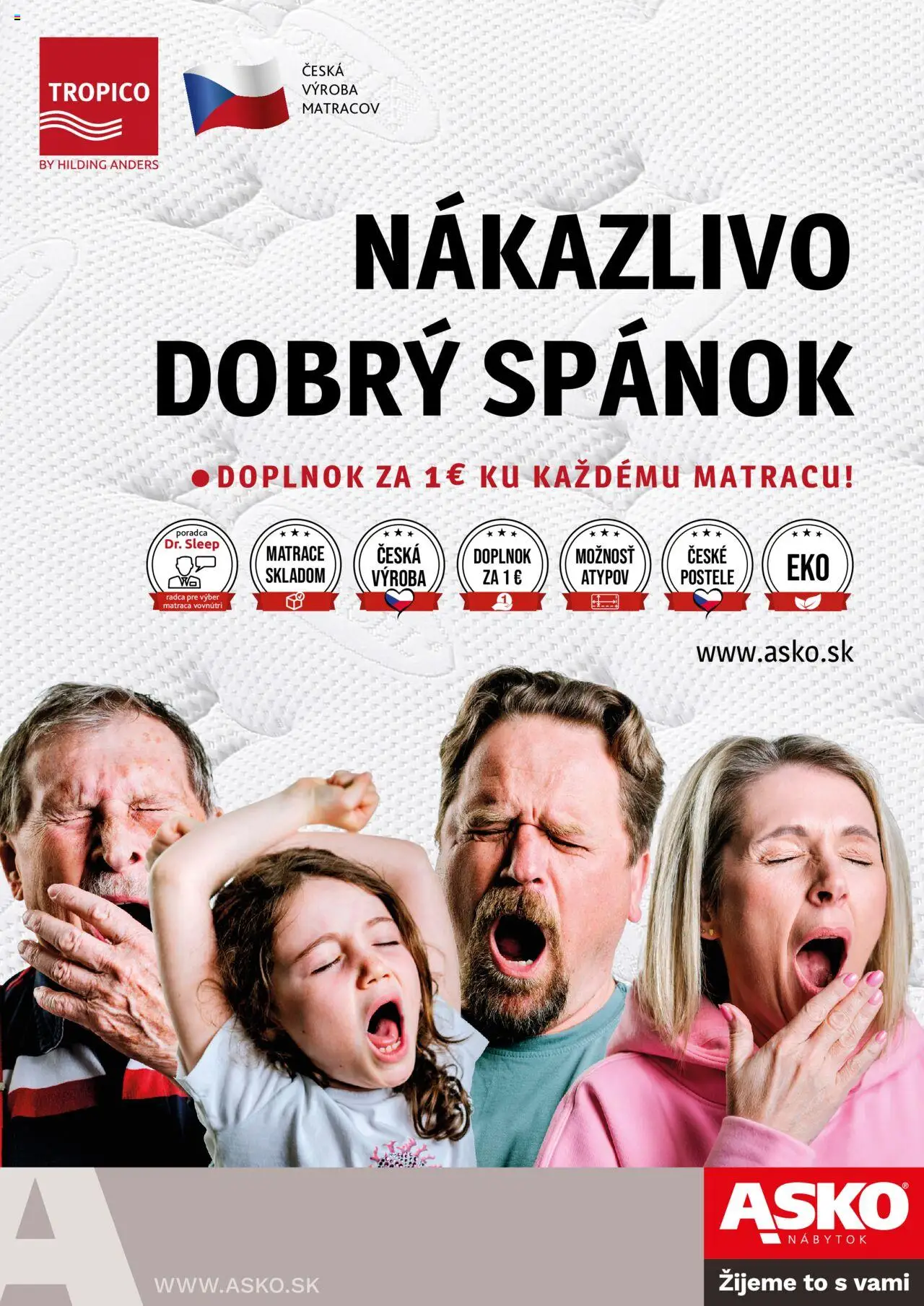 ASKO nábytok ponuka matracov - strana 1- platný od 05.06.2025