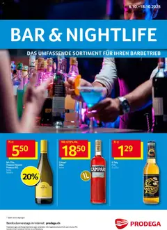 Vorschau Prodega Aktionen Bar & Nightlife gültig ab 06.10.2025