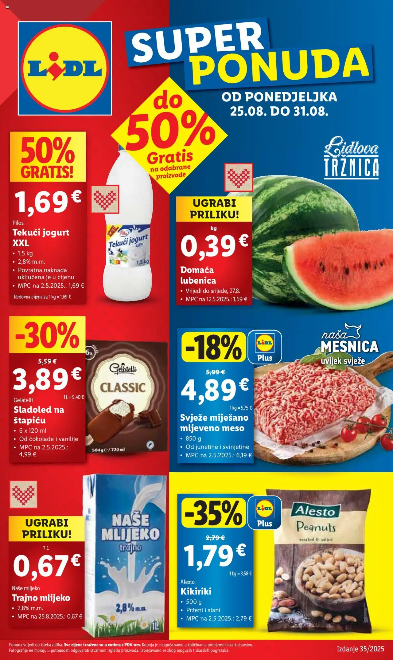 Katalog Lidl - stranica 1- važeći od 25.08.2025