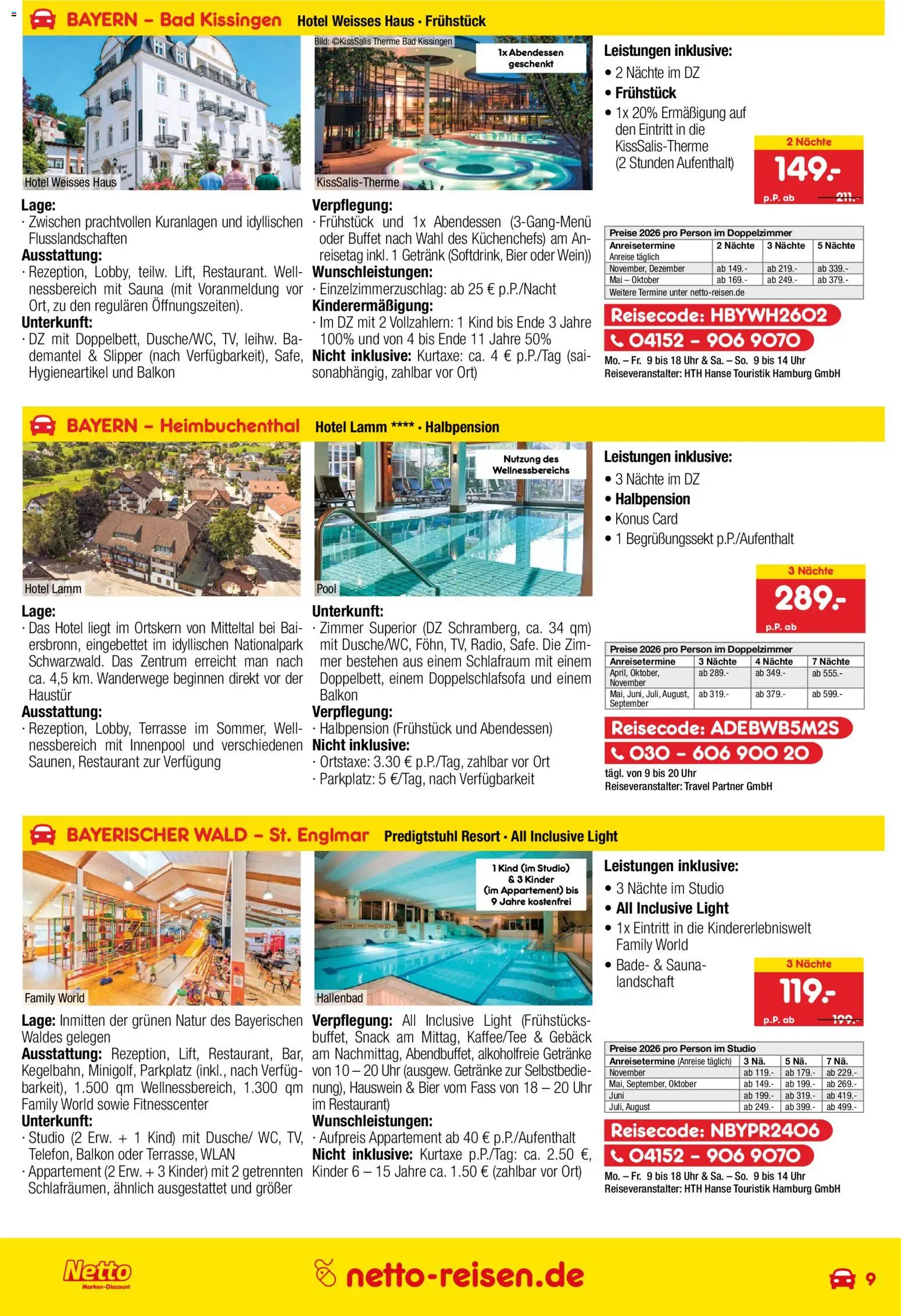 Netto Reisen Prospekt 	 - Seite 9 - gültig ab 30.04.2026