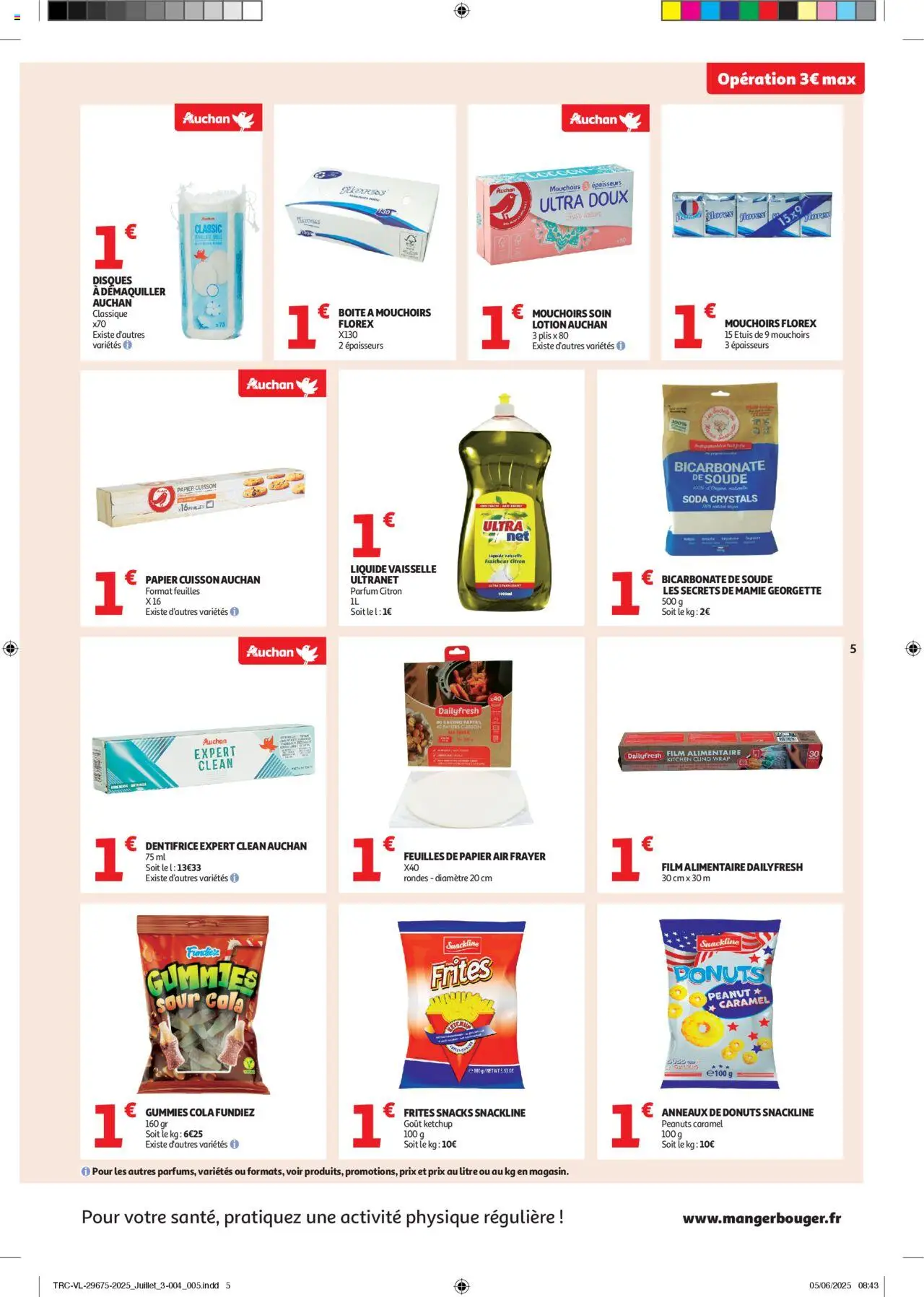 Auchan folder / publicité - pagina 5- geldig vanaf 16/07/2025