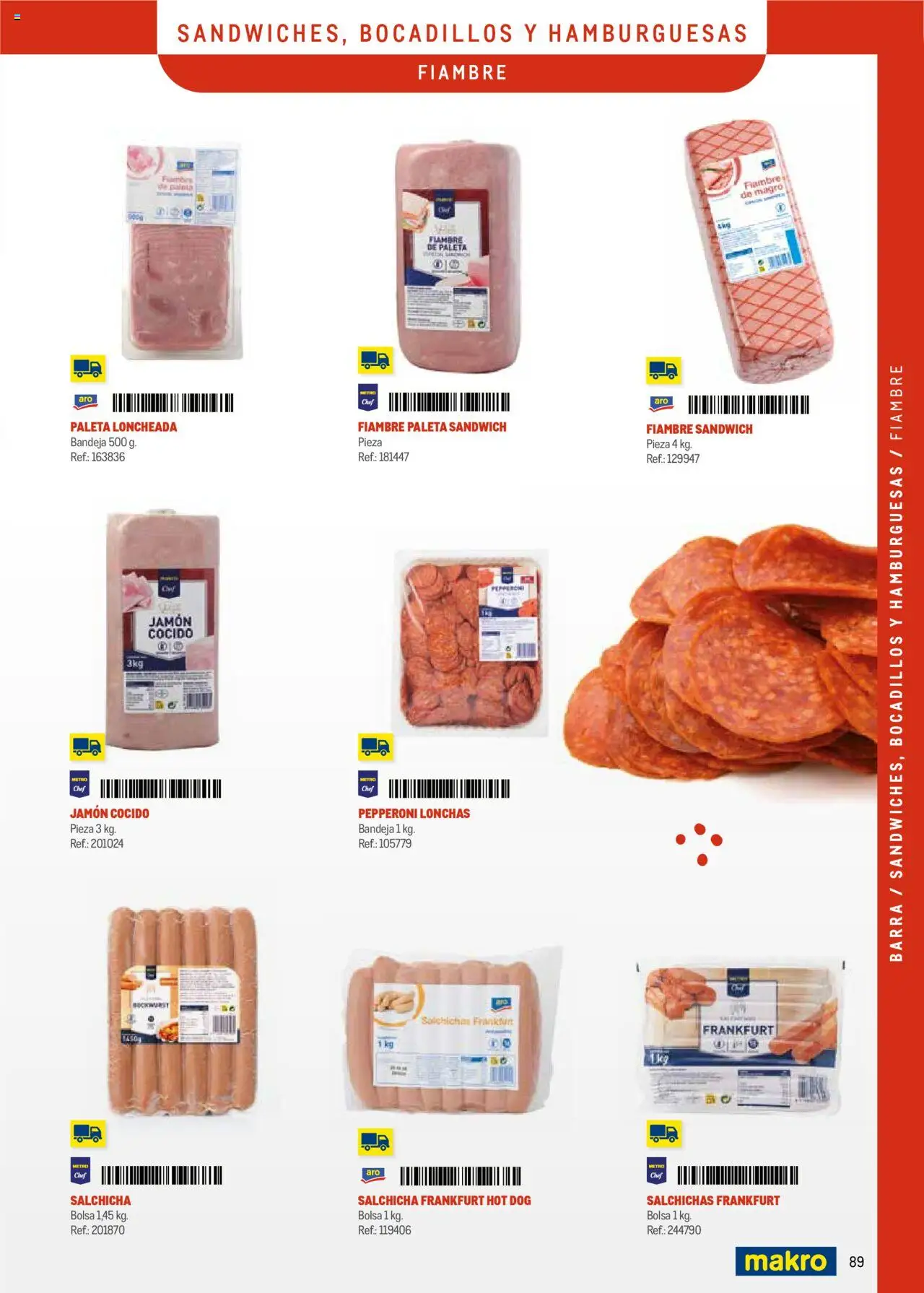 Makro - Menú y Barra Norte II - Página de 89 - Válido desde 08/09/2025