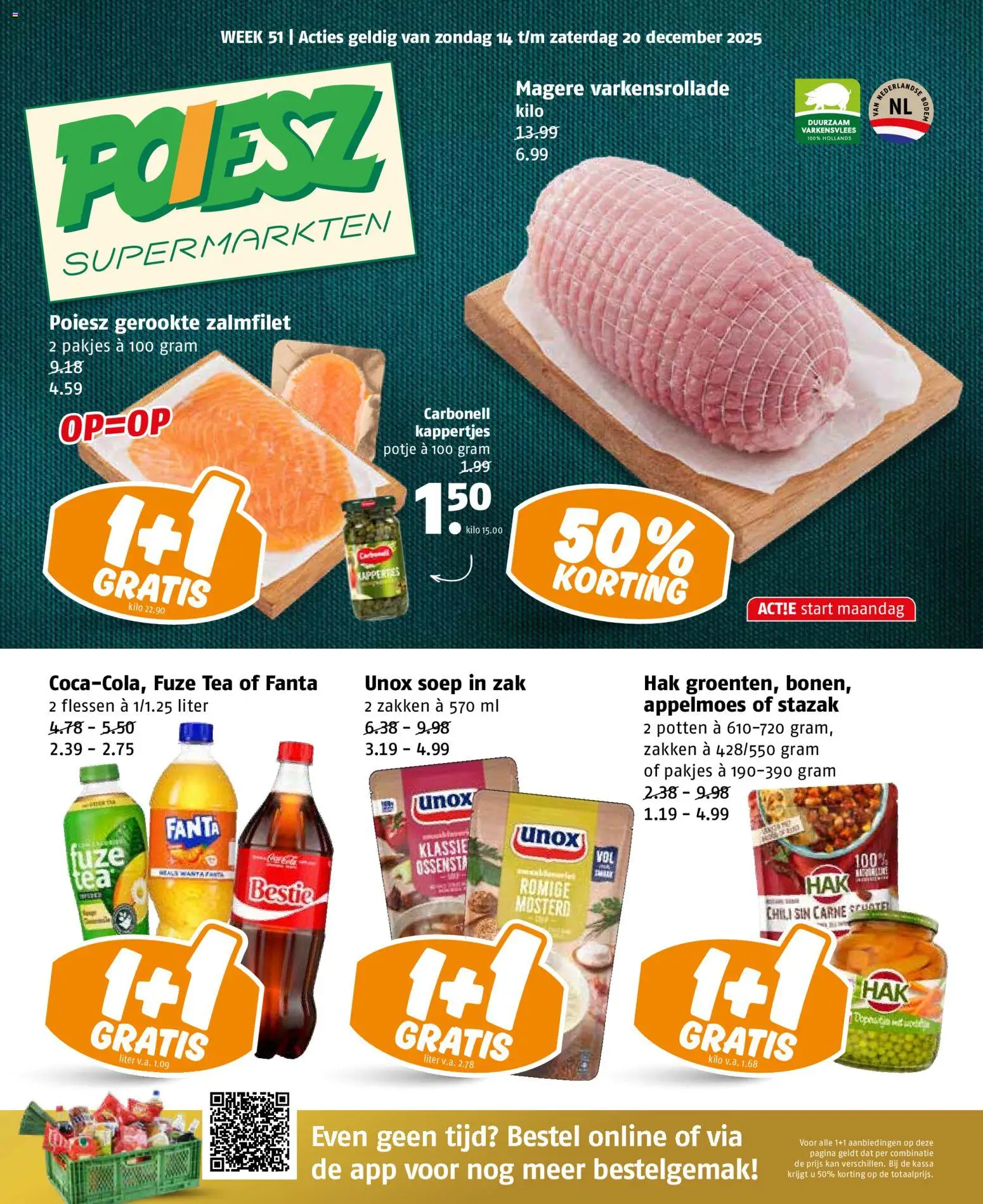 Poiesz - Folder week 51 - pagina 1- geldig vanaf 14-12-2025