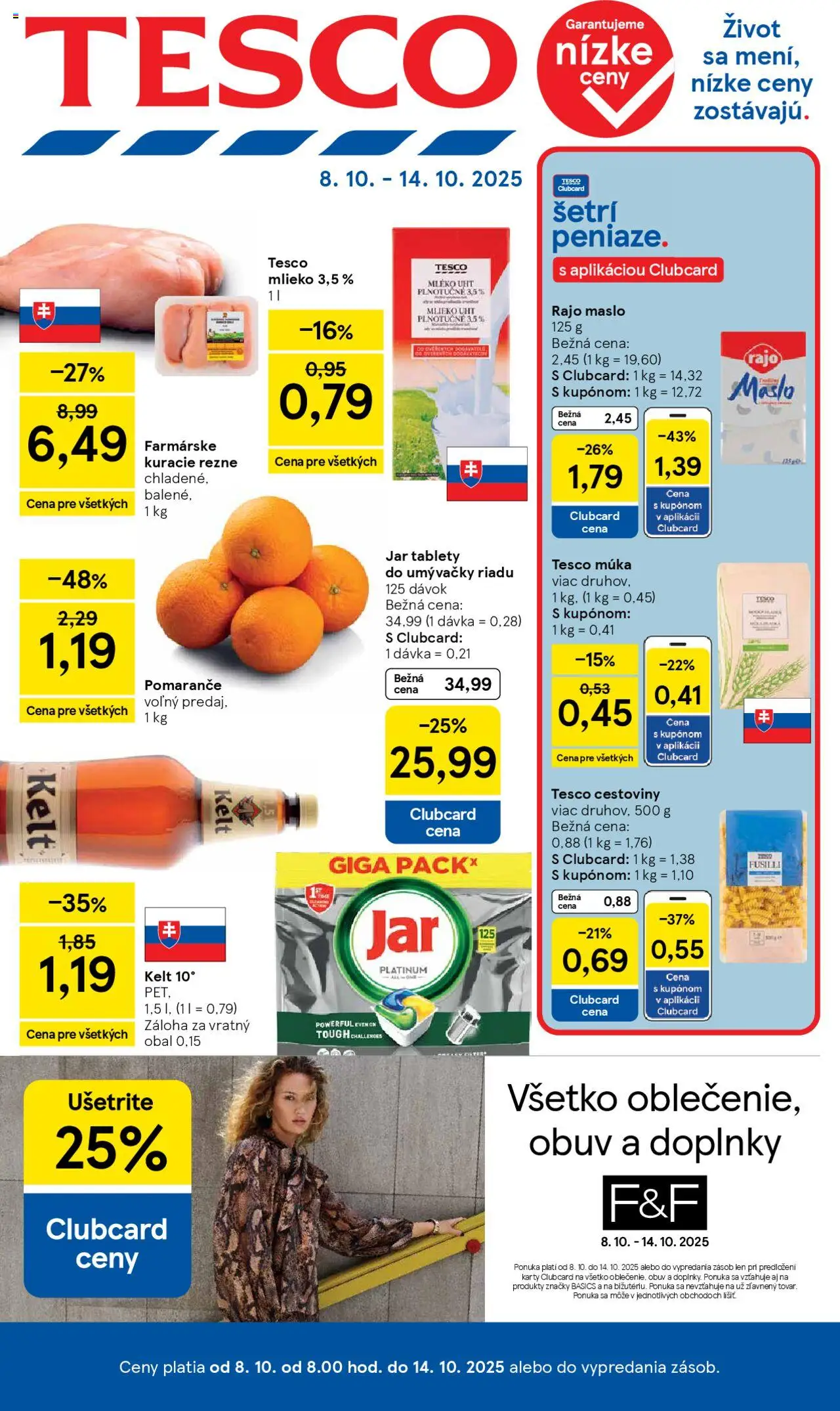 Tesco Hypermarket - leták - strana 1- platný od 08.10.2025