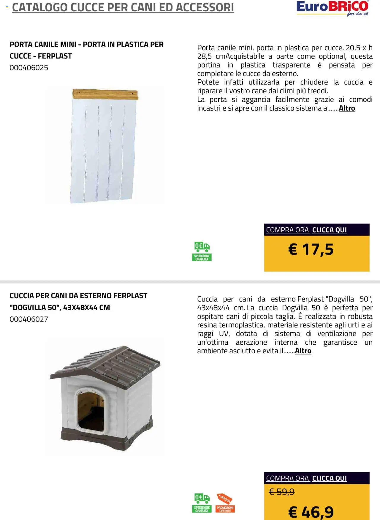 Eurobrico Cucce catalogo - pagina 30 - valido dal 15/07/2025