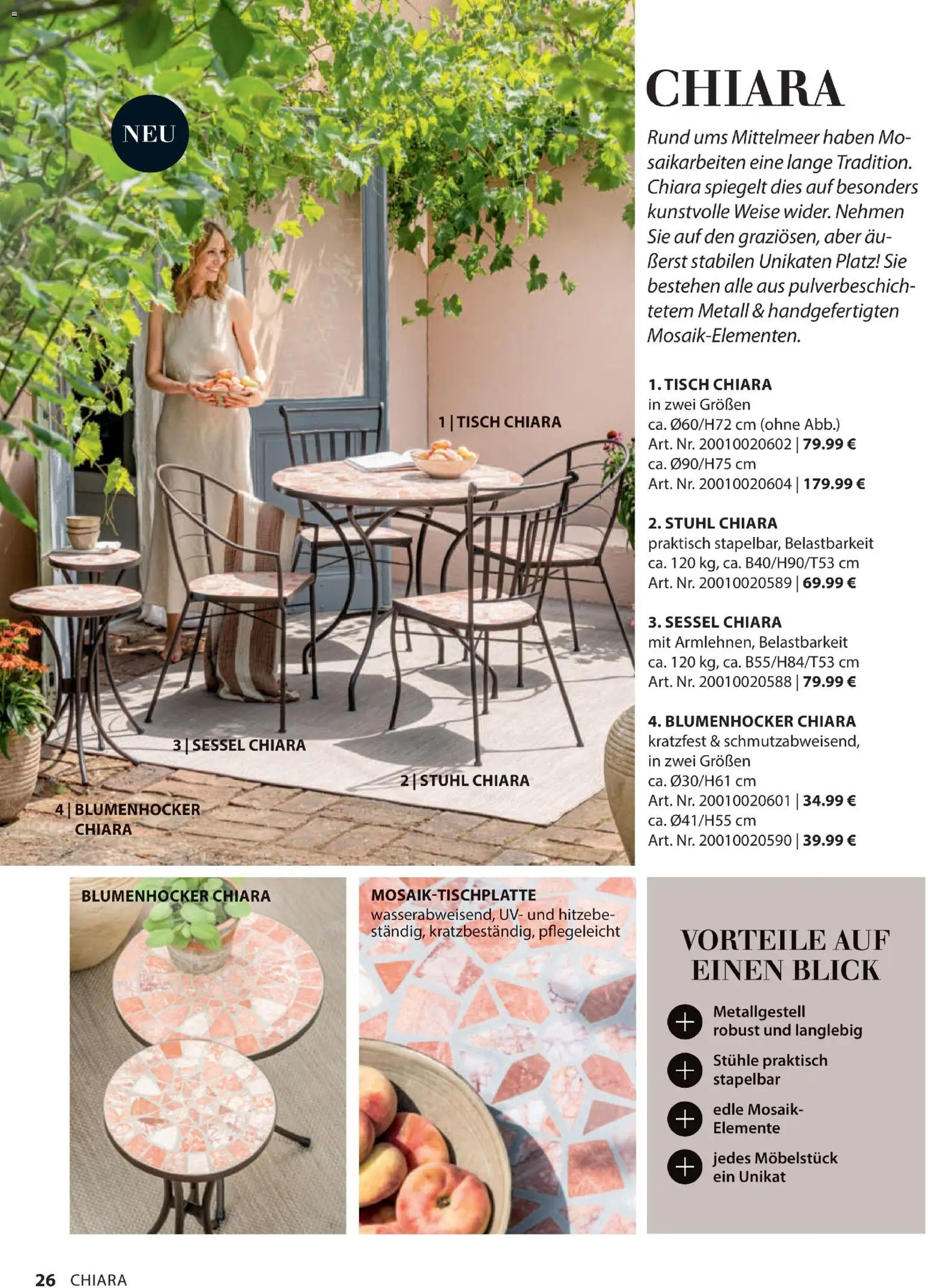 Dehner Gartenmöbel Trends 2026 - page 26- valid from 29.01.2026