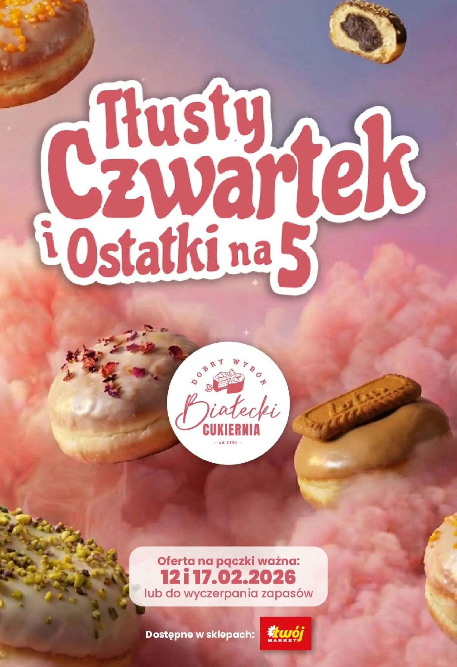 Twój Market Gazetka - Tłusty czwartek - strona 1- ważny od 12.02.2026