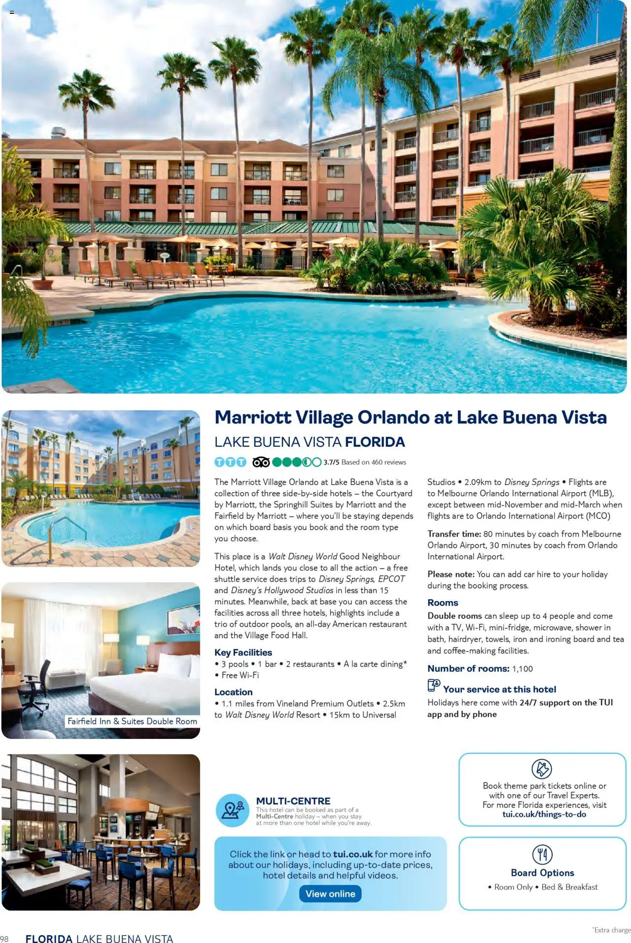 TUI - Florida NOVEMBER 2025 – APRIL 2027 - page 98- valid from 01/11/2025