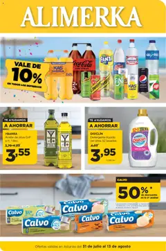 Vista previa del folleto Alimerka folleto Asturias válido desde 31/07/2025