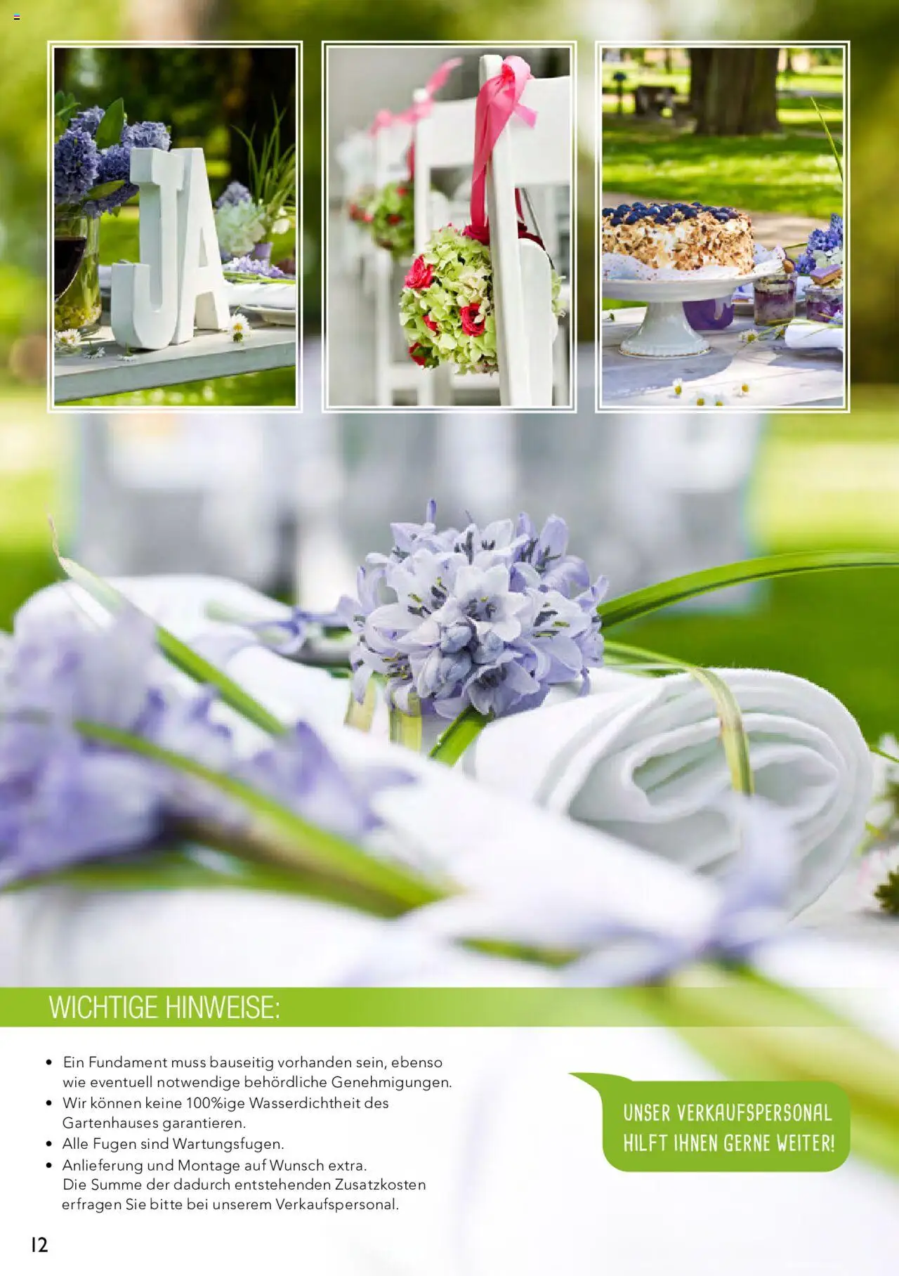 Rahaus Prospekt Gartenhäuser - Seite 12 - gültig ab 01.09.2022