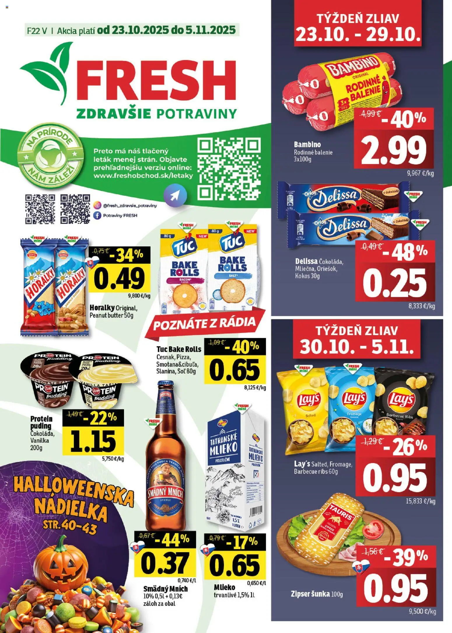 Fresh východné Slovensko - strana 1- platný od 23.10.2025