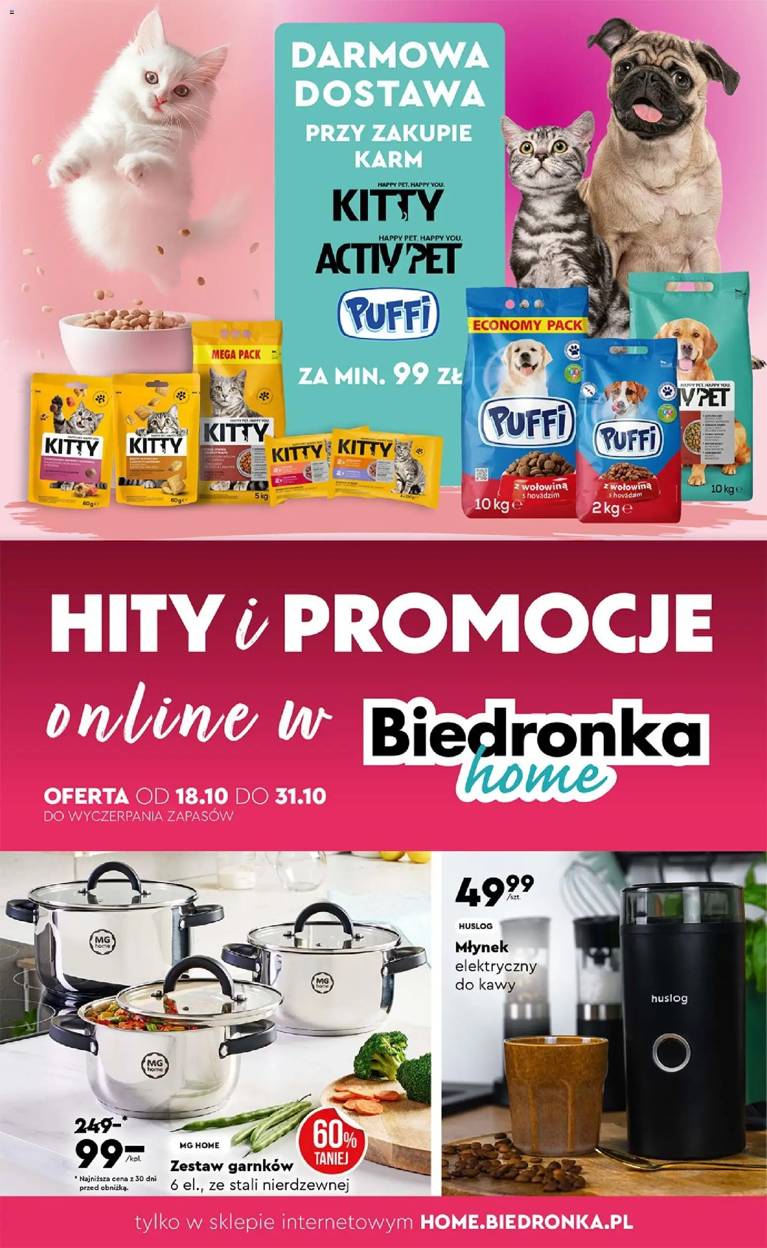 Biedronka gazetka - Home - strona 1- ważny od 18.10.2025
