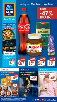 Vorschau Aldi Süd Prospekt 	 gültig ab 23.03.2026