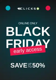 Preview Clicks Black Friday valid from 14/11/2025