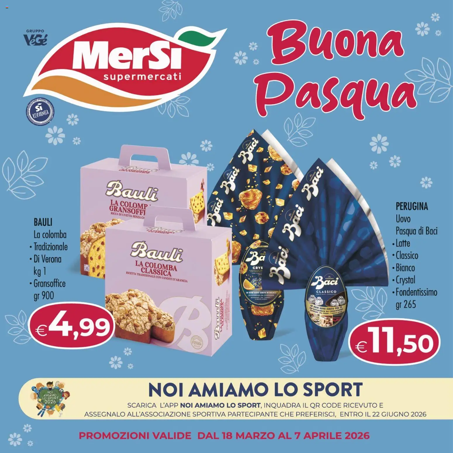 MerSi Supermercati volantino - pagina 1 - valido dal 18/03/2026