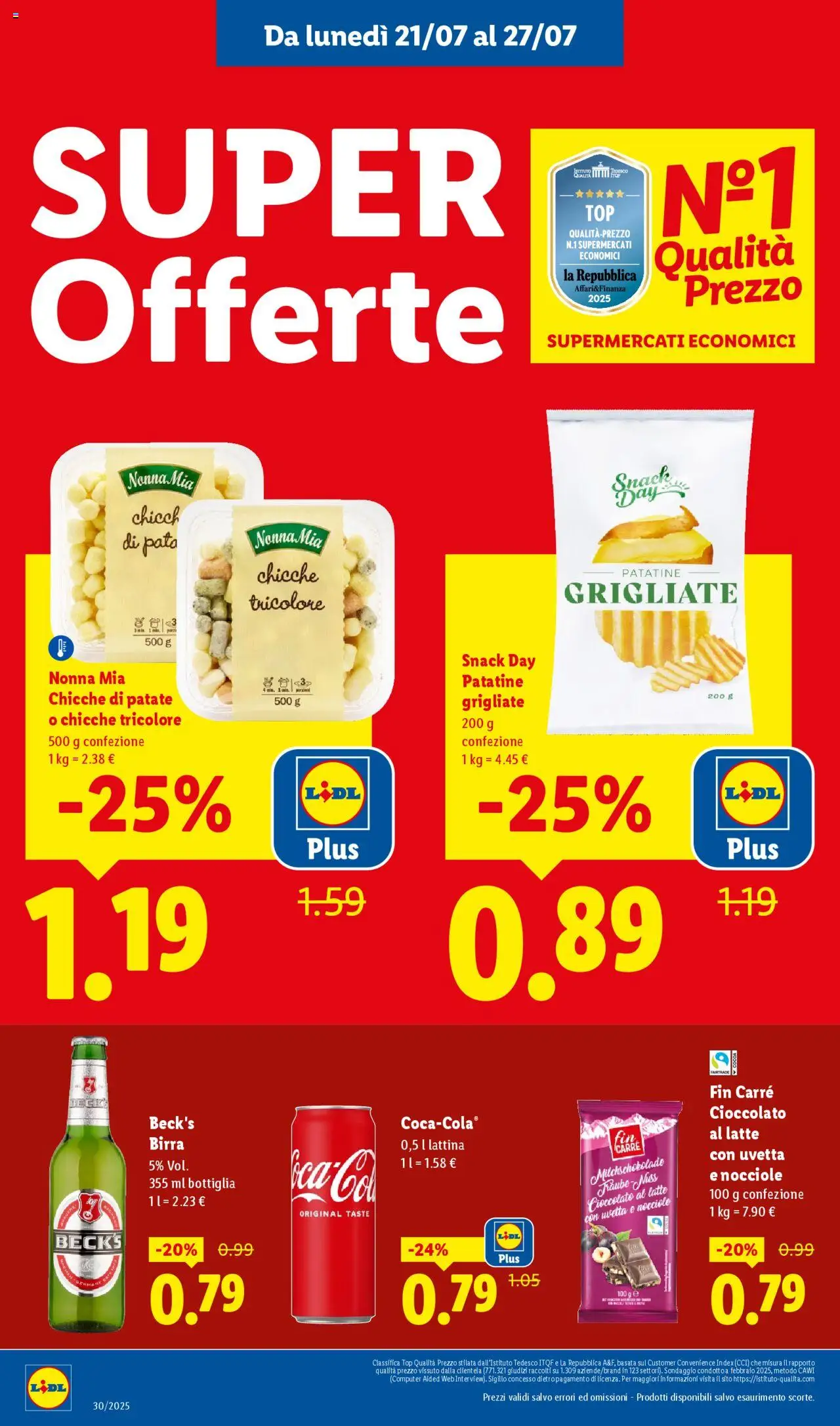 Volantino Lidl	 - pagina 12 - valido dal 21/07/2025