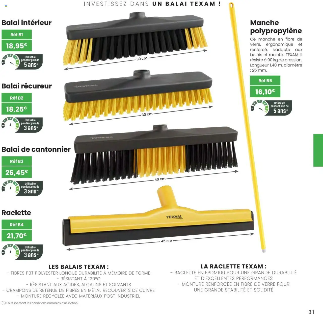Texam catalogue - page 31 - valable à partir du 01/02/2025