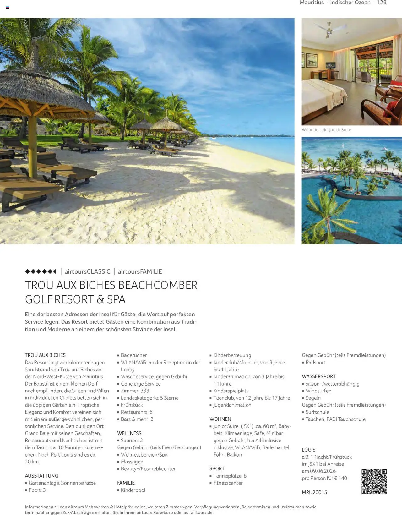 TUI airtours Katalog  Erstklassige Fernreisen 2025/26 - Seite 129 - gültig ab 01.11.2025