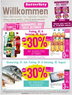 Vorschau Sutterlüty Flugblatt gültig ab 31.07.2025