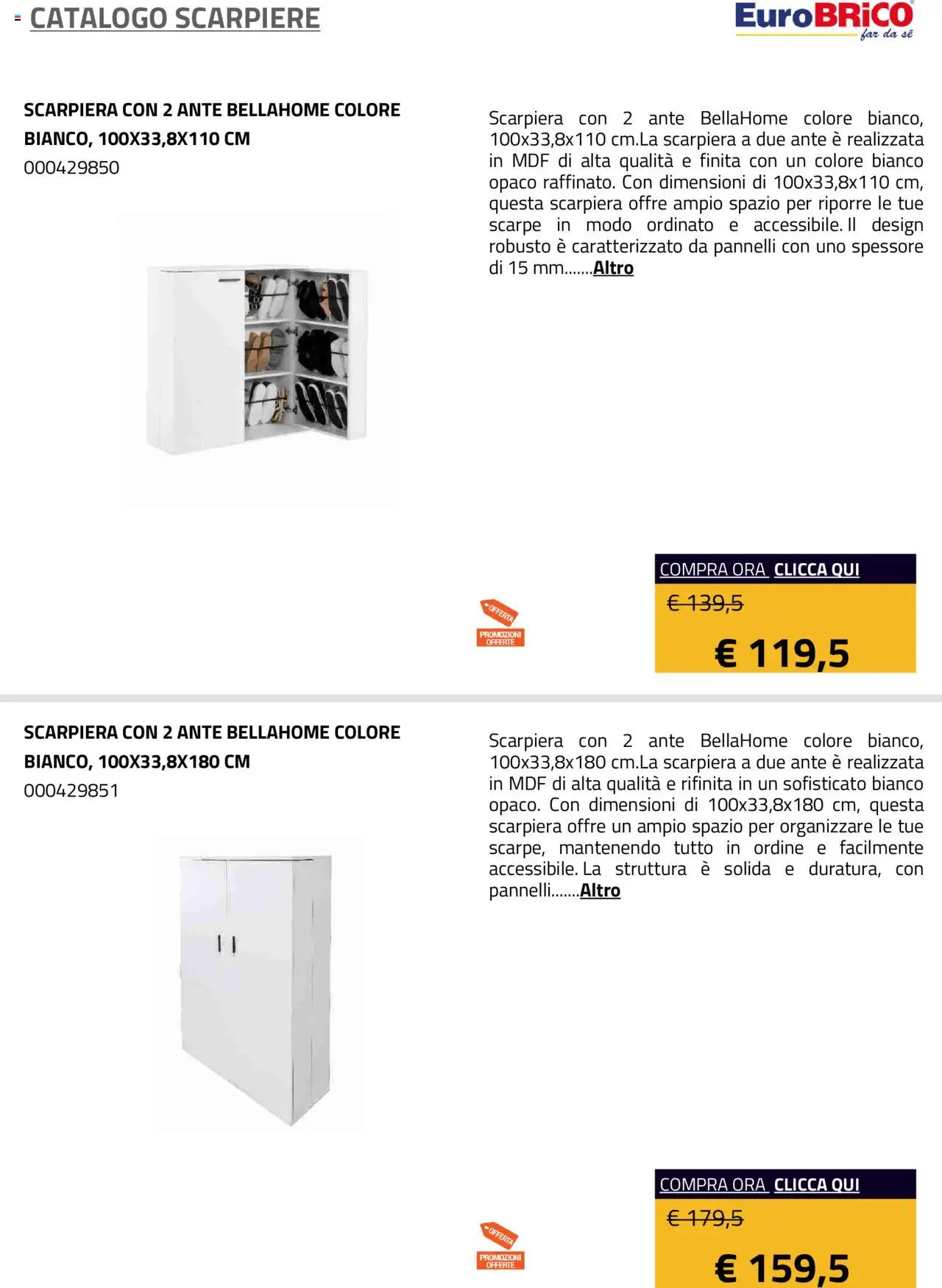 Eurobrico Scarpiere catalogo - pagina 46 - valido dal 23/07/2025