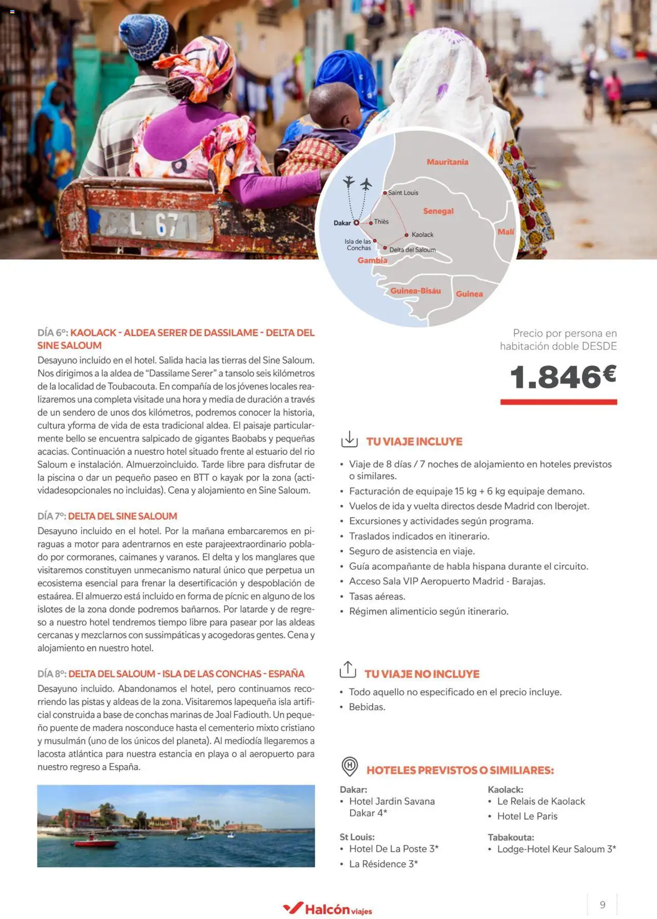 Halcón Viajes Senegal - Página de 9 - Válido desde 26/04/2024
