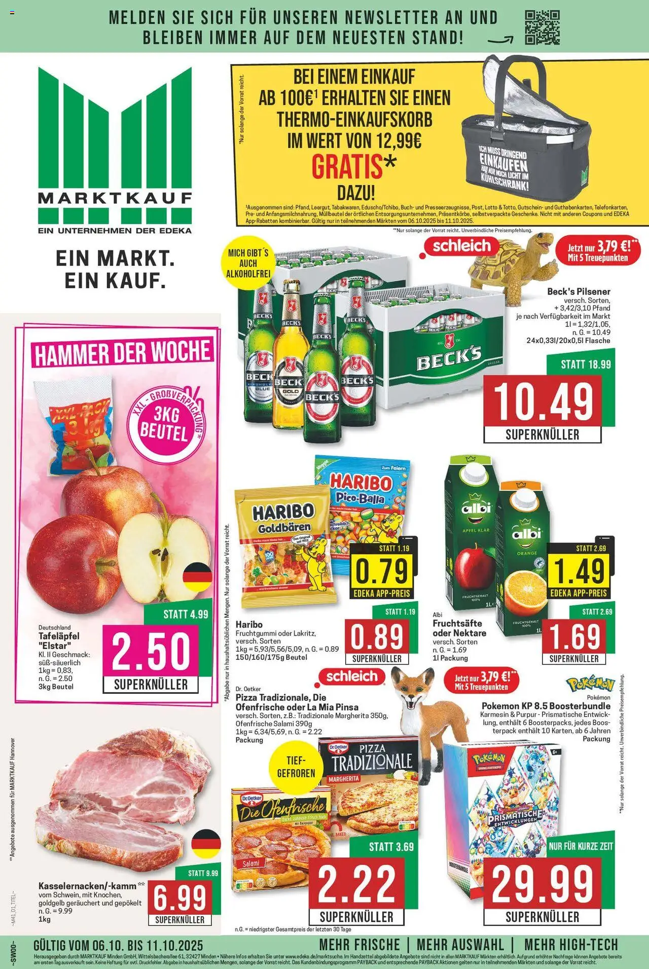 Marktkauf Prospekt 	 - Seite 1 - gültig ab 06.10.2025