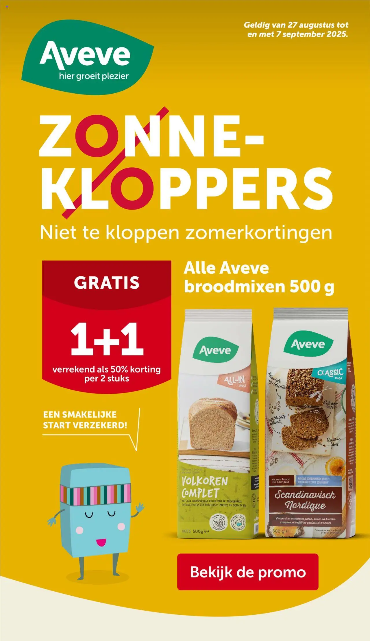 Aveve folder - pagina 1- geldig vanaf 27/08/2025