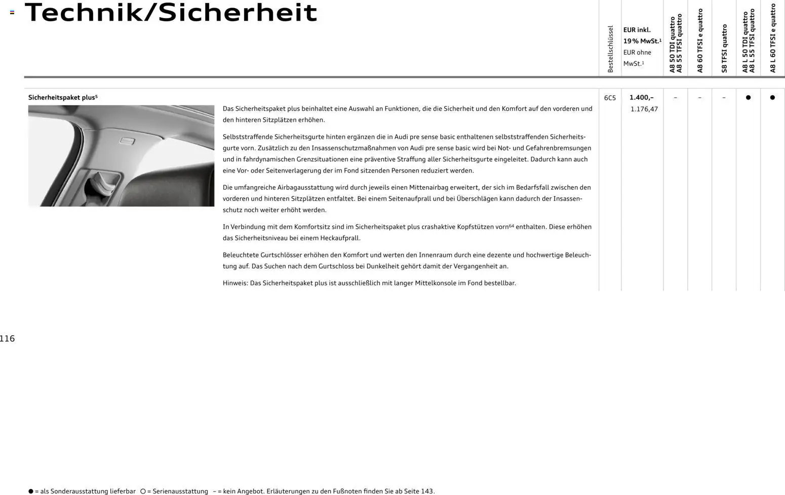 Audi A8 - Seite 116 - gültig ab 28.10.2025