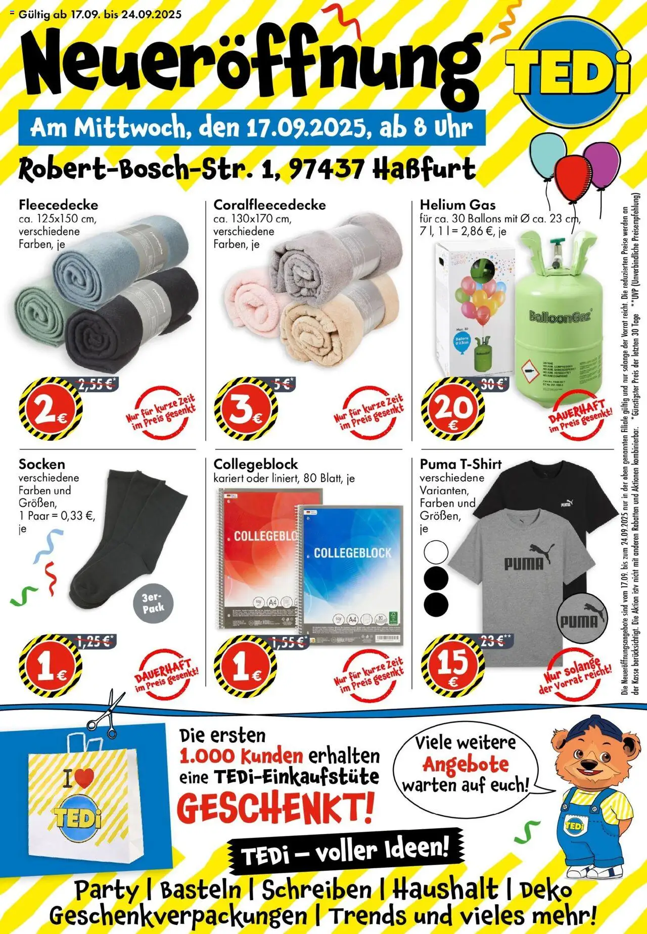 TEDi - TEDi Neueröffnung in Haßfurt - Seite 1 - gültig ab 12.09.2025