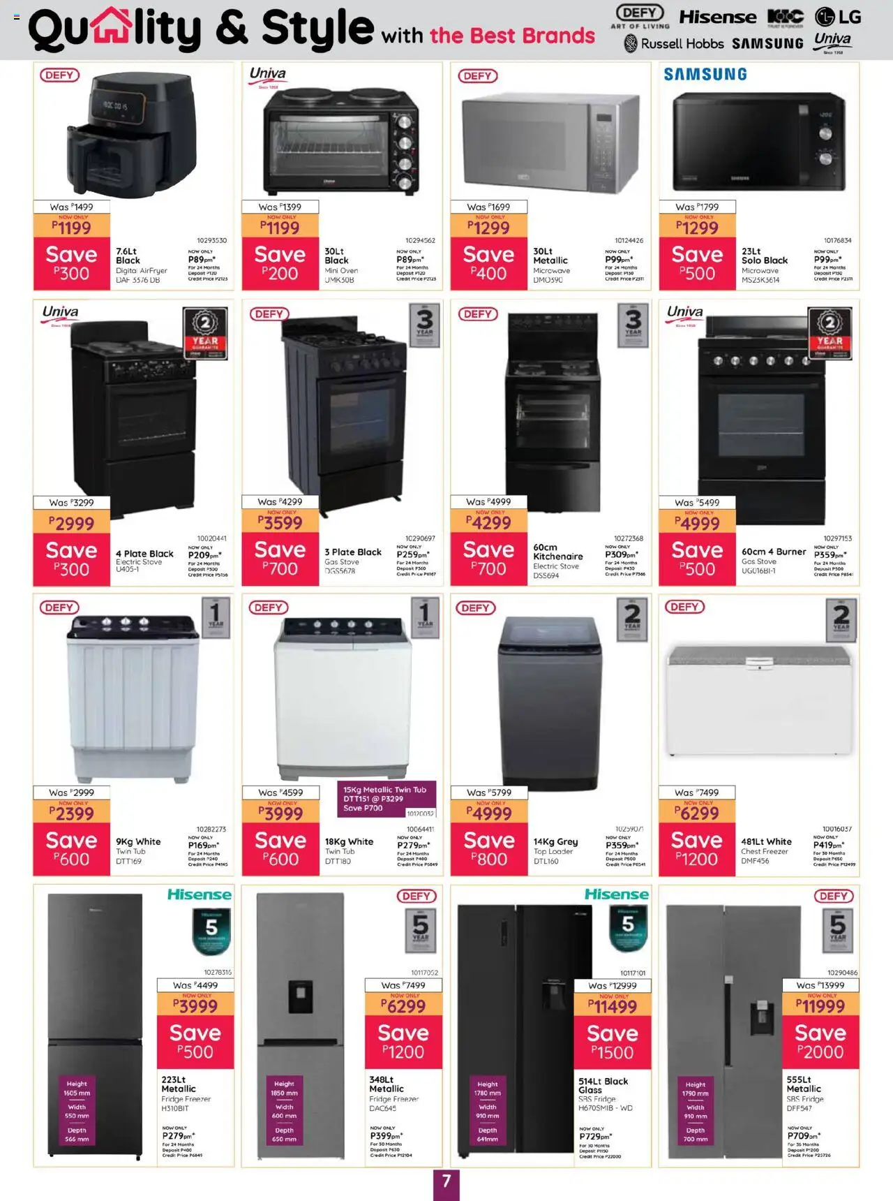 Bradlows Botswana Catalogue - page 7- valid from 17/07/2025