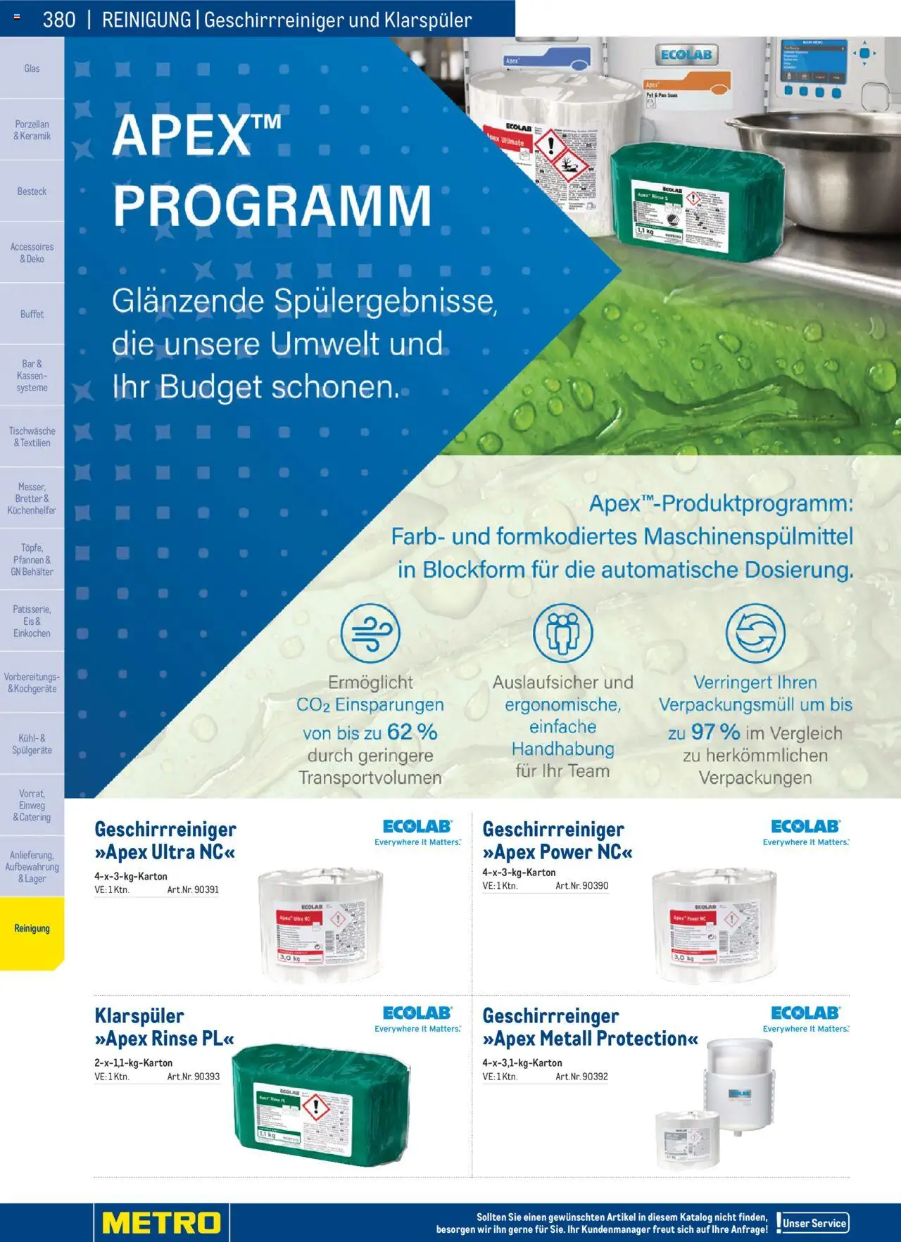Metro angebote Angebote Gastro Non Food 2025 - Seite 380- gültig ab 02.12.2024
