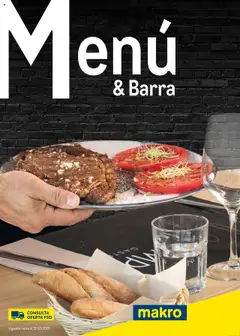 Vista previa del folleto Makro - Menú y Barra Centro válido desde 08/09/2025
