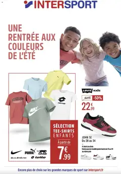 Aperçu Intersport catalogue les promos de la rentrée valable à partir du 15/07/2025