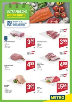 Vorschau Metro Angebote Ultrafrische Wochenhits gültig ab 25.01.2026